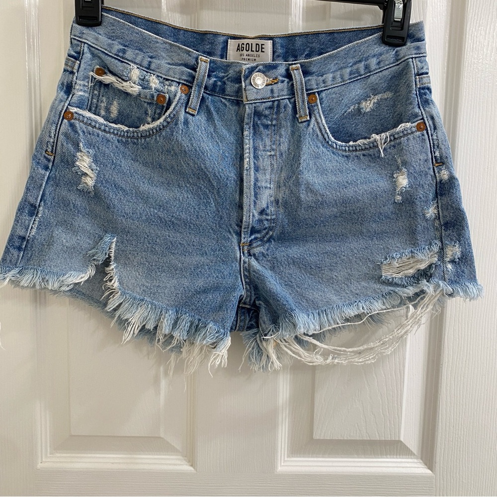 AGOLDE Parker Vintage cut off shorts in Swapmeet size 27